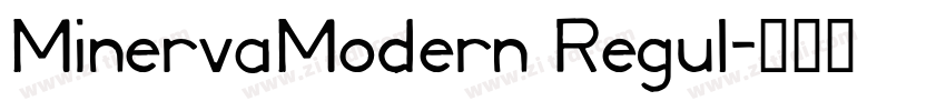 MinervaModern Regul字体转换